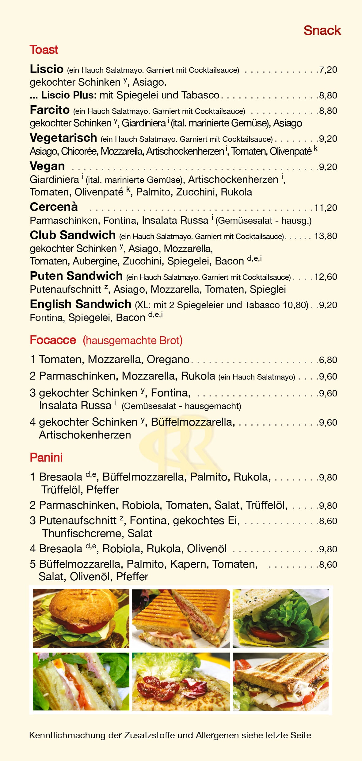 Cercena-Eiskarte-Ausserhaus