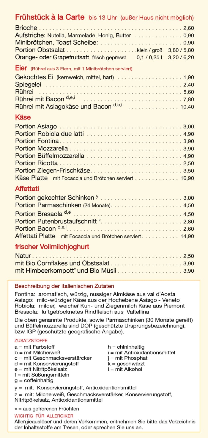 Cercena-Eiskarte-Ausserhaus