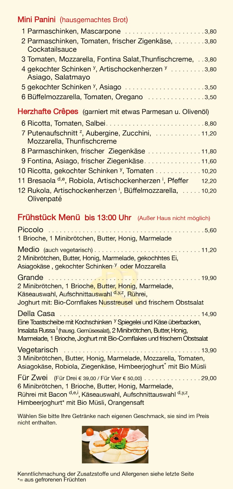 Cercena-Eiskarte-Ausserhaus