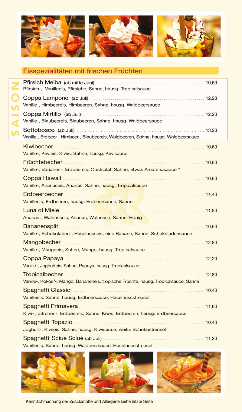 Cercena-Sommereiskarte 2026